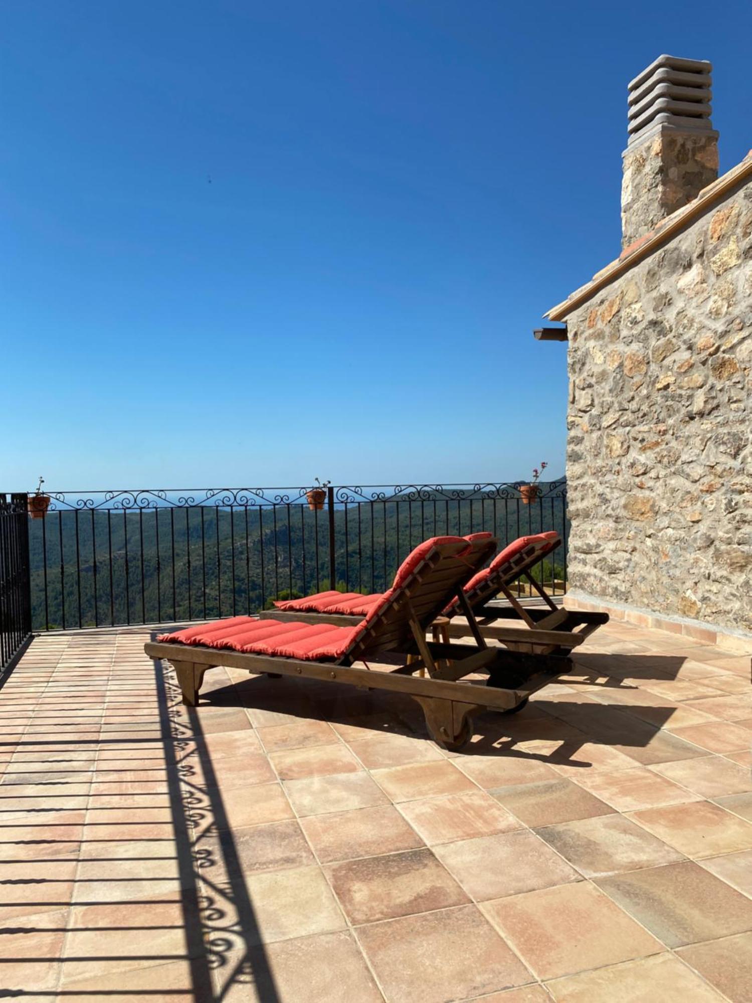La Cueva De Miravet - Villa De Lujo En La Cima De La Montana Con Vistas Al Mar Кабанес Екстер'єр фото
