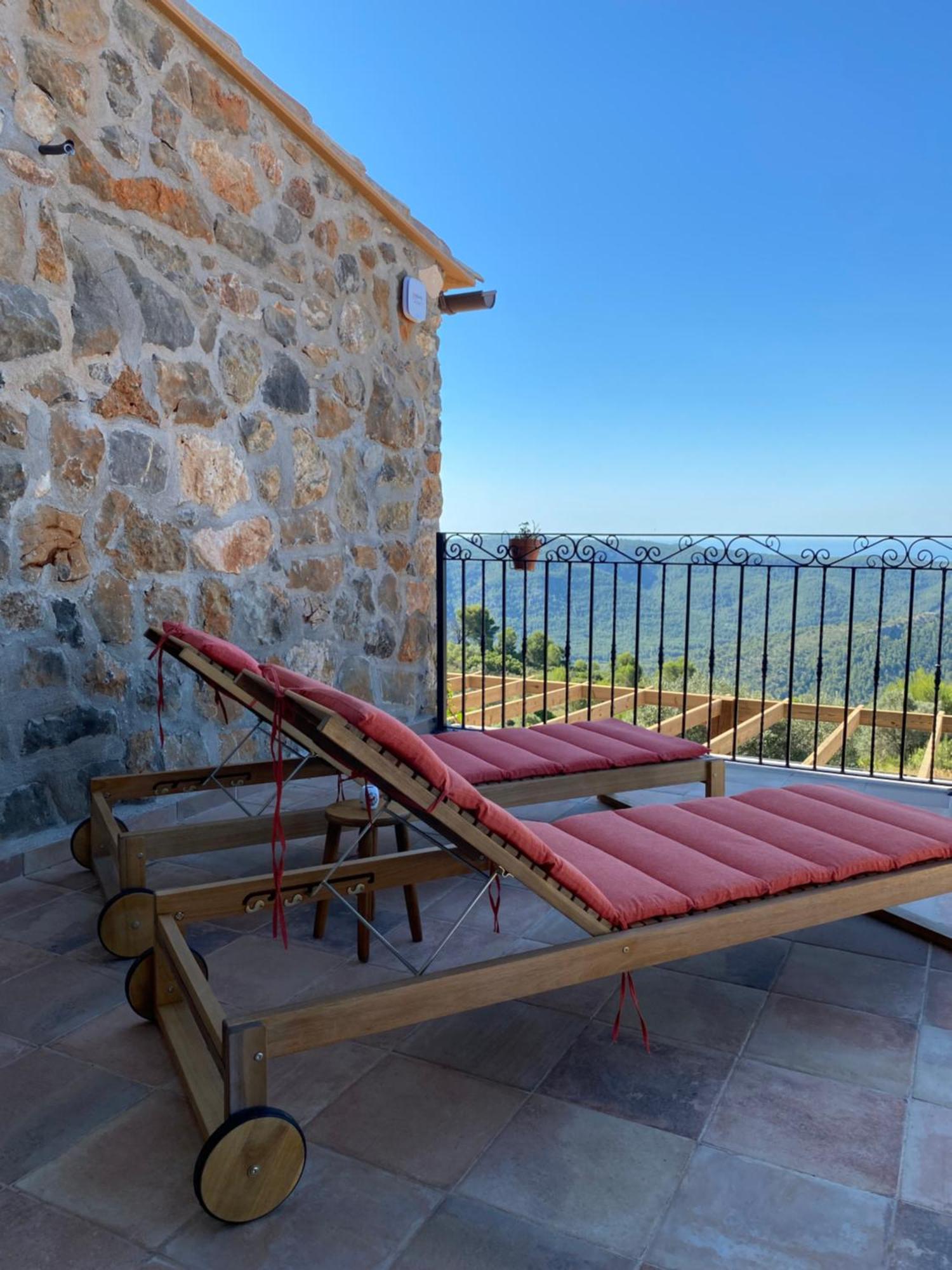 La Cueva De Miravet - Villa De Lujo En La Cima De La Montana Con Vistas Al Mar Кабанес Екстер'єр фото
