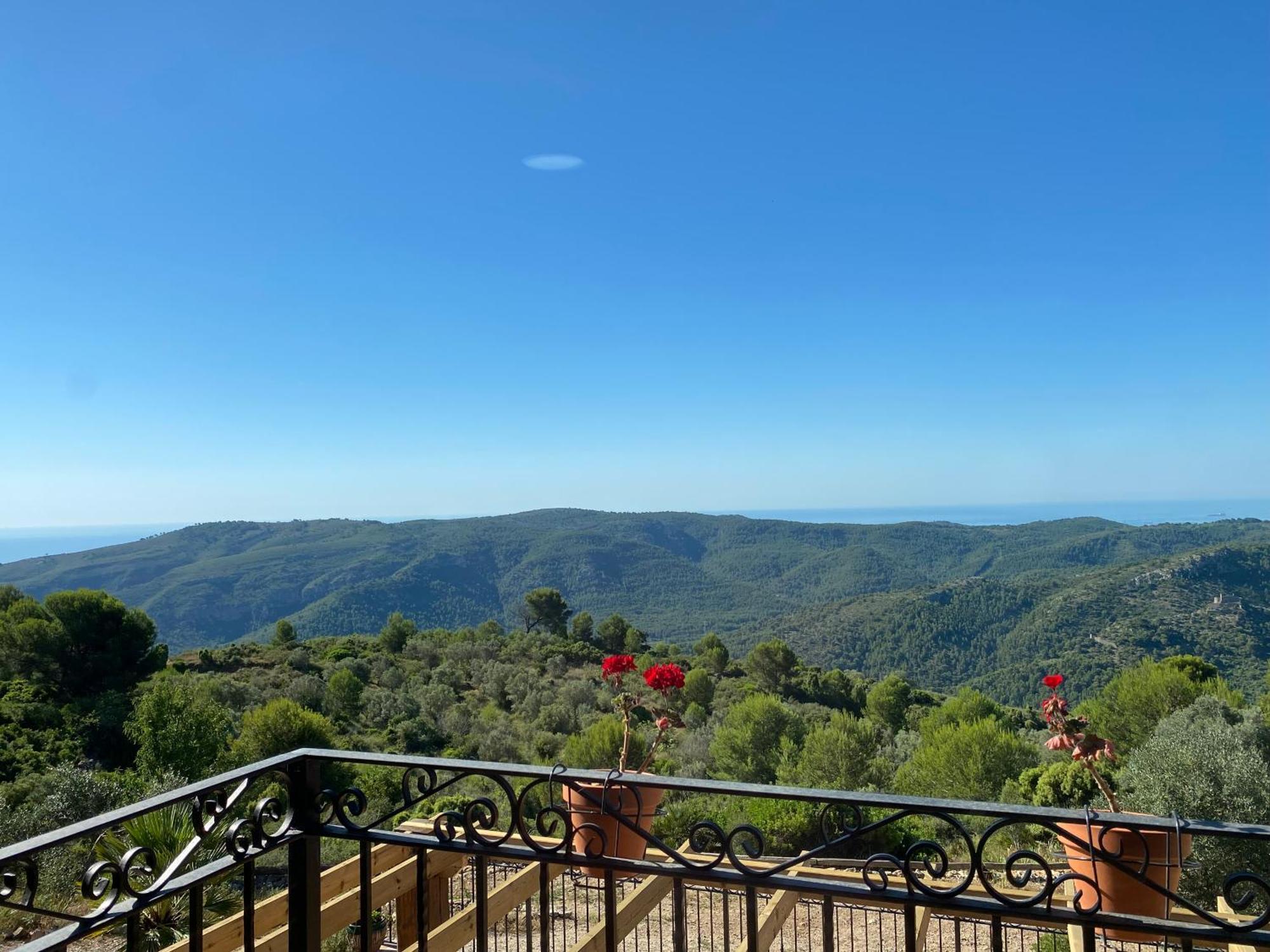 La Cueva De Miravet - Villa De Lujo En La Cima De La Montana Con Vistas Al Mar Кабанес Екстер'єр фото